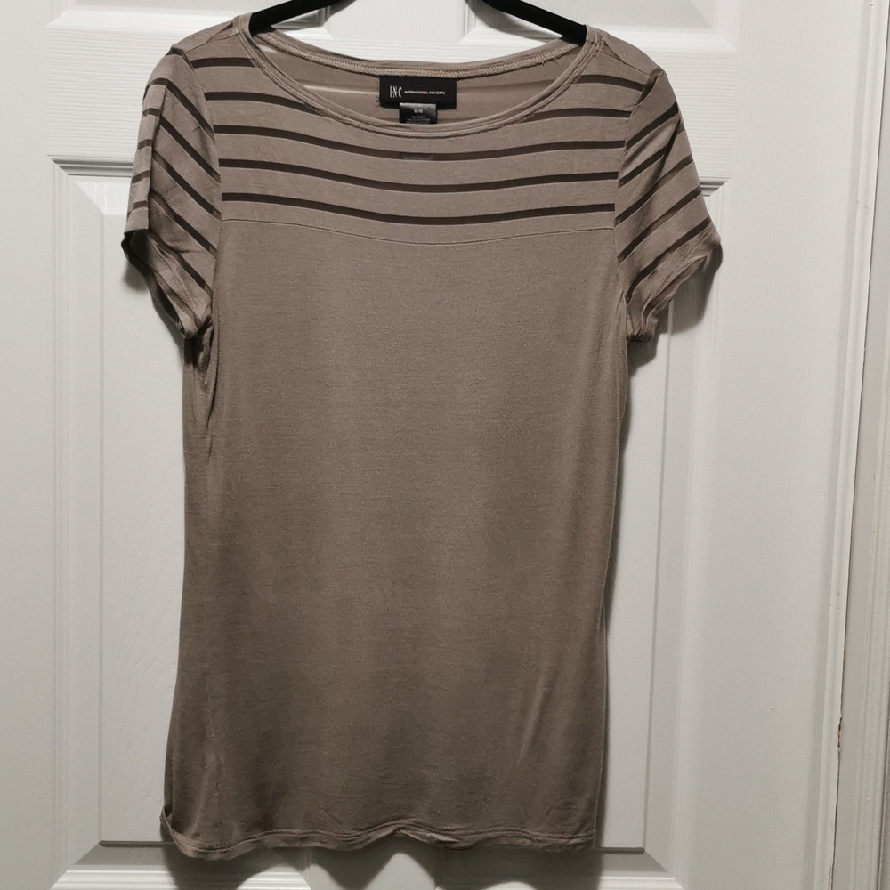 INC - Embellished Tee Shirt, Size Medium